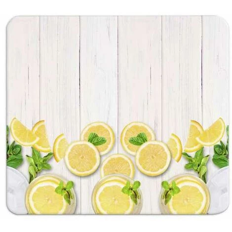 WENKO Fond De Hotte, Crédence Cuisine, "Citrons", Verre Trempé, 56x50 Cm 3 WENKO Fond De Hotte, Crédence Cuisine, "Citrons", Verre Trempé, 56x50 Cm