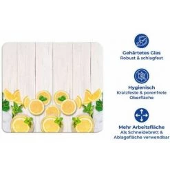 WENKO Fond De Hotte, Crédence Cuisine, "Citrons", Verre Trempé, 56x50 Cm 11 WENKO Fond De Hotte, Crédence Cuisine, "Citrons", Verre Trempé, 56x50 Cm -WENKO Soldes 32341518 5