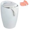 WENKO Tabouret Panier à Linge, Capacité 20 Litres, Candy Blanc, Lot De 2 éponges Offertes 1 WENKO Tabouret Panier à Linge, Capacité 20 Litres, Candy Blanc, Lot De 2 éponges Offertes -WENKO Soldes 32712521 1