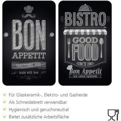 WENKO Protection Plaque De Cuisson, Plaque De Protection En Verre "Bon Appetit", 3en1, Lot De 2 éponges Offertes 9 WENKO Protection Plaque De Cuisson, Plaque De Protection En Verre "Bon Appetit", 3en1, Lot De 2 éponges Offertes -WENKO Soldes 32712533 3