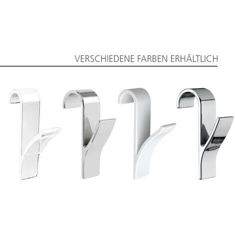 WENKO Crochet Radiateur Sèche Serviette, Lot De 6 Crochets Transparent, 2.5 X 10.5 X 7 Cm, 2 éponges Offertes 7 WENKO Crochet Radiateur Sèche Serviette, Lot De 6 Crochets Transparent, 2.5 X 10.5 X 7 Cm, 2 éponges Offertes – Image 5