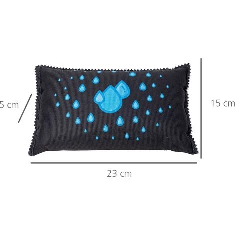 WENKO Déshumidificateur Voiture Avec Indicateur D'humidité, Déshumidificateur D'air, Minéral Actif, Réutilisable, Dimensions 23 X 5 X 15 Cm, 1kg, Lot De 2 éponges Offertes 7 WENKO Déshumidificateur Voiture Avec Indicateur D'humidité, Déshumidificateur D'air, Minéral Actif, Réutilisable, Dimensions 23 X 5 X 15 Cm, 1kg, Lot De 2 éponges Offertes – Image 5