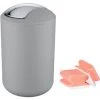 WENKO Poubelle Salle De Bain Brasil L Gris, Petite Poubelle Salle De Bain 6,5L, Lot De 2 éponges Offertes 1 WENKO Poubelle Salle De Bain Brasil L Gris, Petite Poubelle Salle De Bain 6,5L, Lot De 2 éponges Offertes -WENKO Soldes 32712550 1