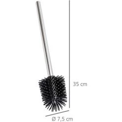 WENKO Tête Rechange Brosse Wc Noir Silicone, ø7,5 Cm, Lot De 2 éponges Offertes 10 WENKO Tête Rechange Brosse Wc Noir Silicone, ø7,5 Cm, Lot De 2 éponges Offertes -WENKO Soldes 32712555 4