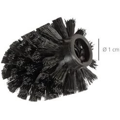 WENKO Brosse Wc Noire De Rechange, Tête Rechange Brosse Wc Taille Standard, Lot De 10 Têtes De Brosse WC De Rechange, Format économique, Plastique, ø8 Cm, Noir 10 WENKO Brosse Wc Noire De Rechange, Tête Rechange Brosse Wc Taille Standard, Lot De 10 Têtes De Brosse WC De Rechange, Format économique, Plastique, ø8 Cm, Noir -WENKO Soldes 32747971 4