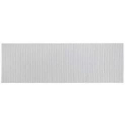 WENKO Tapis De Bain En Mousse, Tapis Salle De Bain Antidérapant, Plastique, 65x200 Cm, Blanc