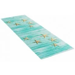 WENKO Tapis De Bain En Mousse Mediaster, Tapis Salle De Bain Antidérapant, Plastique, 65x200 Cm, Multicolore -WENKO Soldes 32804260 5