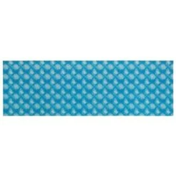 WENKO Tapis De Bain En Mousse Flow, Tapis Salle De Bain Antidérapant, Plastique, 65x200 Cm, Bleu