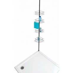 WENKO Etagère De Salle De Bain Télescopique Dolcedo, 4 Paniers De Douche D'angle, Solution Sans Perçage, Fixation Par Torsion Et Réglable En Hauteur, Acier Inoxydable, 31x65-275x23 Cm, Noir 9 WENKO Etagère De Salle De Bain Télescopique Dolcedo, 4 Paniers De Douche D'angle, Solution Sans Perçage, Fixation Par Torsion Et Réglable En Hauteur, Acier Inoxydable, 31x65-275x23 Cm, Noir -WENKO Soldes 32804274 3