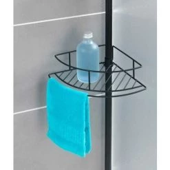 WENKO Etagère De Salle De Bain Télescopique Dolcedo, 4 Paniers De Douche D'angle, Solution Sans Perçage, Fixation Par Torsion Et Réglable En Hauteur, Acier Inoxydable, 31x65-275x23 Cm, Noir 11 WENKO Etagère De Salle De Bain Télescopique Dolcedo, 4 Paniers De Douche D'angle, Solution Sans Perçage, Fixation Par Torsion Et Réglable En Hauteur, Acier Inoxydable, 31x65-275x23 Cm, Noir -WENKO Soldes 32804274 5