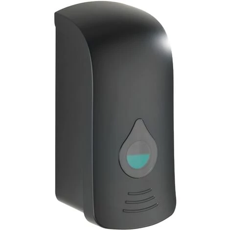 WENKO Distributeur Savon Liquide Mural Ranera L, Distributeur Gel Hydroalcoolique Mural, Sans Perçage, Capacité 740 Ml, Plastique, 10,5x24,5x10,5 Cm, Noir 3 WENKO Distributeur Savon Liquide Mural Ranera L, Distributeur Gel Hydroalcoolique Mural, Sans Perçage, Capacité 740 Ml, Plastique, 10,5x24,5x10,5 Cm, Noir
