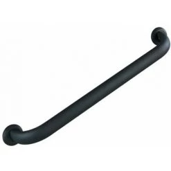 WENKO Barre D'appui WC Secura Premium, Poignée Murale Salle De Bain, Aluminium Inox, 67,5x7x12 Cm, Anthracite