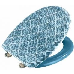 WENKO Abattant WC Original Atacama, Abattant WC Avec Frein De Chute "easy Close", Fixation Acier "fix Clip" Inox, Duroplastique, 38x45 Cm, Multicolore 8 WENKO Abattant WC Original Atacama, Abattant WC Avec Frein De Chute "easy Close", Fixation Acier "fix Clip" Inox, Duroplastique, 38x45 Cm, Multicolore -WENKO Soldes 32804306 2