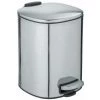 WENKO Poubelle à Pédale Alassio, Petite Poubelle Salle De Bain, Capacité 5L, Acier, 24,5x20,5x27 Cm, Brillant 1 WENKO Poubelle à Pédale Alassio, Petite Poubelle Salle De Bain, Capacité 5L, Acier, 24,5x20,5x27 Cm, Brillant -WENKO Soldes 32804339 1