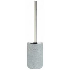 WENKO Porte Brosse WC Raja, Brosse WC Noire, Polyrésine Effet écaille, Ø 9,8x36,6 Cm, Gris 7 WENKO Porte Brosse WC Raja, Brosse WC Noire, Polyrésine Effet écaille, Ø 9,8x36,6 Cm, Gris -WENKO Soldes 32804351 2