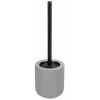 WENKO Porte Brosse WC Avellino, Brosse WC Noire, Céramique Avec Surface Agrippante Soft-Touch, Ø 11,5x40 Cm, Gris Mat 1 WENKO Porte Brosse WC Avellino, Brosse WC Noire, Céramique Avec Surface Agrippante Soft-Touch, Ø 11,5x40 Cm, Gris Mat -WENKO Soldes 32804367 1