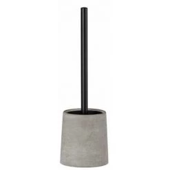 WENKO Porte Brosse WC Villena, Brosse WC Noire Et Manche Acier Inox, Béton Brossé, Ø 11,5x38 Cm, Gris 8 WENKO Porte Brosse WC Villena, Brosse WC Noire Et Manche Acier Inox, Béton Brossé, Ø 11,5x38 Cm, Gris -WENKO Soldes 32804379 2
