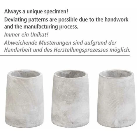 WENKO Porte Brosse WC Villena, Brosse WC Noire Et Manche Acier Inox, Béton Brossé, Ø 11,5x38 Cm, Gris 7 WENKO Porte Brosse WC Villena, Brosse WC Noire Et Manche Acier Inox, Béton Brossé, Ø 11,5x38 Cm, Gris – Image 5