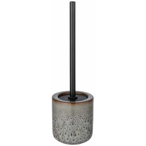 WENKO Porte Brosse WC Oviedo, Brosse WC Noire, Céramique, Ø 10,6x39,8 Cm, Multicolore 3 WENKO Porte Brosse WC Oviedo, Brosse WC Noire, Céramique, Ø 10,6x39,8 Cm, Multicolore