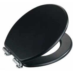 WENKO Abattant WC Avec Frein De Chute "easy Close" Cuero, Fixation Inox 'fix Clip", MDF, 35,5x42,5 Cm, Noir 9 WENKO Abattant WC Avec Frein De Chute "easy Close" Cuero, Fixation Inox 'fix Clip", MDF, 35,5x42,5 Cm, Noir -WENKO Soldes 32804397 3