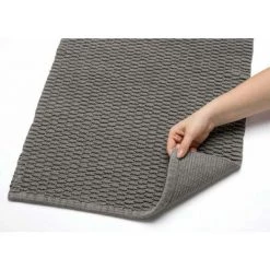 WENKO Tapis De Bain Mona, Tapis Salle De Bain Antidérapant, 100% Coton, 50x80 Cm, Gris 10 WENKO Tapis De Bain Mona, Tapis Salle De Bain Antidérapant, 100% Coton, 50x80 Cm, Gris -WENKO Soldes 32804398 4