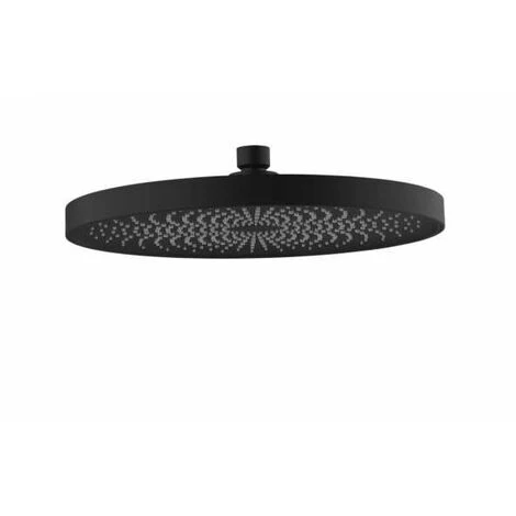 WENKO Tête De Douche Effet Pluie Softwater, Pommeau De Douche Italienne Avec Micro Gouttelettes Fines Et Apaisantes, 416 Buses Intégrées, Embout Standard 1/2", Plastique ø26 Cm, Noir 3 WENKO Tête De Douche Effet Pluie Softwater, Pommeau De Douche Italienne Avec Micro Gouttelettes Fines Et Apaisantes, 416 Buses Intégrées, Embout Standard 1/2", Plastique ø26 Cm, Noir