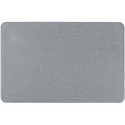 WENKO Tapis De Bain Diatomite Simi, Tapis Salle De Bain Antidérapant, Diatomite, 60x39 Cm, Gris