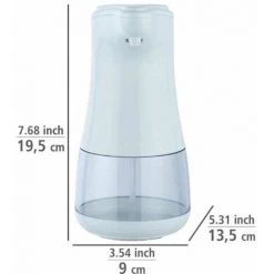 WENKO Distributeur Savon Liquide Diala, Distributeur Gel Hydroalcoolique Automatique Sans Contact, Capacité 360 Ml, Plastique, 9,5x19,5x13,5 Cm, Blanc 10 WENKO Distributeur Savon Liquide Diala, Distributeur Gel Hydroalcoolique Automatique Sans Contact, Capacité 360 Ml, Plastique, 9,5x19,5x13,5 Cm, Blanc -WENKO Soldes 32804421 4