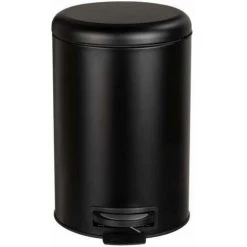 WENKO Poubelle à Pédale Leman, Poubelle 20L Avec Fermeture Frein De Chute "easy Close", Acier Inoxydable, 30,5x44x37,5 Cm, Noir 7 WENKO Poubelle à Pédale Leman, Poubelle 20L Avec Fermeture Frein De Chute "easy Close", Acier Inoxydable, 30,5x44x37,5 Cm, Noir -WENKO Soldes 32804428 3