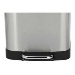 WENKO Poubelle Cuisine Double Studio, Poubelle Tri Sélectif, Poubelle à Pédale Avec Deux Compartiments, Frein De Chute "easy Close", 2x12L, Acier Inox, 37x50x34 Cm, Mat 10 WENKO Poubelle Cuisine Double Studio, Poubelle Tri Sélectif, Poubelle à Pédale Avec Deux Compartiments, Frein De Chute "easy Close", 2x12L, Acier Inox, 37x50x34 Cm, Mat -WENKO Soldes 32804431 4