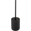 WENKO Porte Brosse WC Belluno, Brosse WC Noire, Céramique "soft Touch", Ø 11,5x42 Cm, Noir -WENKO Soldes 32922375 1