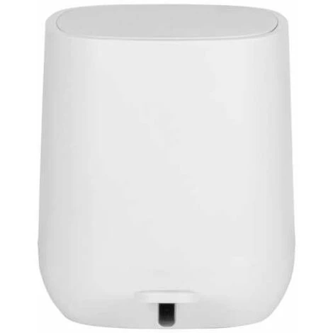WENKO Poubelle à Pédale Design Davos Avec Frein De Chute "easy Close", Petite Poubelle Salle De Bain 5L, Plastique, 23,5x26x27,5 X Cm, Blanc 5 WENKO Poubelle à Pédale Design Davos Avec Frein De Chute "easy Close", Petite Poubelle Salle De Bain 5L, Plastique, 23,5x26x27,5 X Cm, Blanc – Image 3