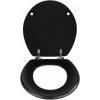 WENKO Abattant WC Prima En MDF - Couvercle: 37 X 41 , Anneau Extérieur: 38 X 41 , Anneau Intérieur: 23 X 26,0 , Distance De Fixation: 13 - 18 - Noir 2 WENKO Abattant WC Prima En MDF - Couvercle: 37 X 41 , Anneau Extérieur: 38 X 41 , Anneau Intérieur: 23 X 26,0 , Distance De Fixation: 13 - 18 - Noir -WENKO Soldes 33345021 1