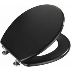 WENKO Abattant WC Prima En MDF - Couvercle: 37 X 41 , Anneau Extérieur: 38 X 41 , Anneau Intérieur: 23 X 26,0 , Distance De Fixation: 13 - 18 - Noir 7 WENKO Abattant WC Prima En MDF - Couvercle: 37 X 41 , Anneau Extérieur: 38 X 41 , Anneau Intérieur: 23 X 26,0 , Distance De Fixation: 13 - 18 - Noir -WENKO Soldes 33345021 3