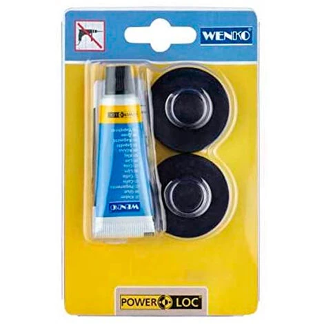 Adaptateur De Fixation Sans Perçage Wenko "Power-Loc" En Noir 5 Adaptateur De Fixation Sans Perçage Wenko "Power-Loc" En Noir – Image 3