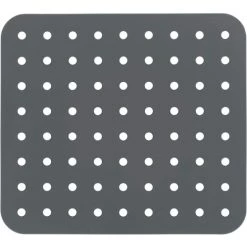Tapis D'évier Wenko En Plastique Gris Moderne 27,5 X 1 X 31 Cm