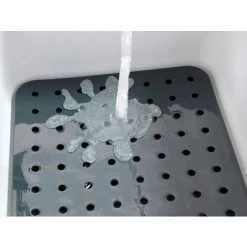 Tapis D'évier Wenko En Plastique Gris Moderne 27,5 X 1 X 31 Cm 11 Tapis D'évier Wenko En Plastique Gris Moderne 27,5 X 1 X 31 Cm -WENKO Soldes 33438641 5