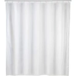 Rideau De Salle De Bains 180x200 Blanc PEVA Wenko