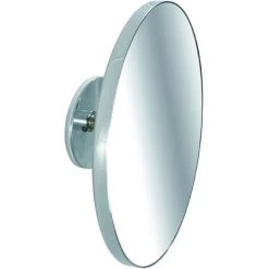 Miroir Cosmétique Wenko "Turbo-Loc" Argent Chrome 17 X 5 Cm