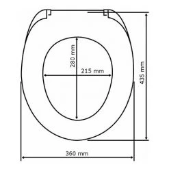 Couvercle De WC Mira Thermoplast Slow Drop Fix Clip Wenko 9 Couvercle De WC Mira Thermoplast Slow Drop Fix Clip Wenko -WENKO Soldes 33712712 4