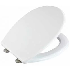 WENKO Abattant WC Avec Frein De Chute "easy Close" Vorno Neo, Abattant WC Clipsable Fixation Acier Inox "fix Clip", Duroplastique, Surface Antibactérienne, 37x46 Cm, Blanc 8 WENKO Abattant WC Avec Frein De Chute "easy Close" Vorno Neo, Abattant WC Clipsable Fixation Acier Inox "fix Clip", Duroplastique, Surface Antibactérienne, 37x46 Cm, Blanc -WENKO Soldes 33872766 2