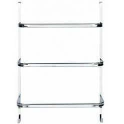 WENKO Porte Serviette Salle De Bain Irpinia, Porte Serviette Mural Sans Perçage à Suspendre, Acier, 54,5x77,5x21,5 Cm, Chromé 11 WENKO Porte Serviette Salle De Bain Irpinia, Porte Serviette Mural Sans Perçage à Suspendre, Acier, 54,5x77,5x21,5 Cm, Chromé -WENKO Soldes 34038497 5