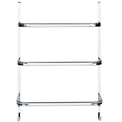 WENKO Porte Serviette Salle De Bain Irpinia, Porte Serviette Mural Sans Perçage à Suspendre, Acier, 54,5x77,5x21,5 Cm, Chromé 7 WENKO Porte Serviette Salle De Bain Irpinia, Porte Serviette Mural Sans Perçage à Suspendre, Acier, 54,5x77,5x21,5 Cm, Chromé – Image 5