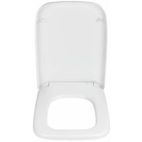 WENKO Abattant WC Avec Frein De Chute Exclusif Nr. 8, Abattant WC Adapté à La Céramique Keramag Renova Nr. 1 Plan, Fixation Inox, Duroplastique Antibactérien, 37x46,5 Cm, Blanc 5 WENKO Abattant WC Avec Frein De Chute Exclusif Nr. 8, Abattant WC Adapté à La Céramique Keramag Renova Nr. 1 Plan, Fixation Inox, Duroplastique Antibactérien, 37x46,5 Cm, Blanc – Image 3