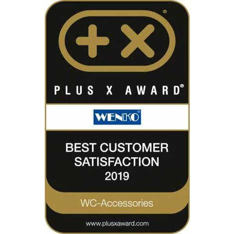 WENKO Abattant WC Avec Frein De Chute Premium Ikaria, Abattant WC Clipsable Fixation Inox, Duroplast Antibactérien, 37x44,5 Cm, Blanc Mat 6 WENKO Abattant WC Avec Frein De Chute Premium Ikaria, Abattant WC Clipsable Fixation Inox, Duroplast Antibactérien, 37x44,5 Cm, Blanc Mat – Image 4