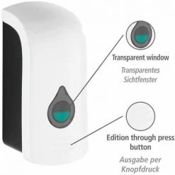 WENKO Distributeur Savon Liquide Mural Ranera L, Distributeur Gel Hydroalcoolique Mural, Sans Perçage, Capacité 740 Ml, Plastique, 10,5x24,5x10,5 Cm, Blanc 9 WENKO Distributeur Savon Liquide Mural Ranera L, Distributeur Gel Hydroalcoolique Mural, Sans Perçage, Capacité 740 Ml, Plastique, 10,5x24,5x10,5 Cm, Blanc -WENKO Soldes 34038518 3