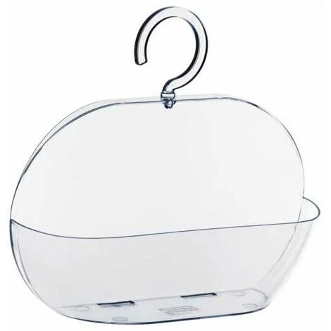 WENKO Panier De Douche à Suspendre Cocktail, étagère Douche Plastique à Suspendre, Plastique, 26x23x19 Cm, Transparent 4 WENKO Panier De Douche à Suspendre Cocktail, étagère Douche Plastique à Suspendre, Plastique, 26x23x19 Cm, Transparent – Image 2