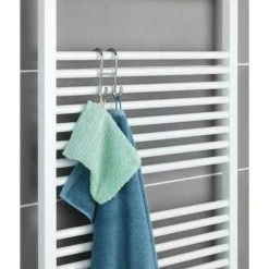 WENKO Crochet Salle De Bain Taranto, Crochet à Suspendre Au Radiateur Ou à La Paroi De Douche, Acier Inox, 5x12x7,5 Cm, Brillant 9 WENKO Crochet Salle De Bain Taranto, Crochet à Suspendre Au Radiateur Ou à La Paroi De Douche, Acier Inox, 5x12x7,5 Cm, Brillant -WENKO Soldes 34038543 4