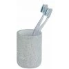 WENKO Gobelet Salle De Bain Raja, Porte Brosse à Dent, Polyrésine Aspect écaille, Ø 7,8x10,7 Cm, Gris 2 WENKO Gobelet Salle De Bain Raja, Porte Brosse à Dent, Polyrésine Aspect écaille, Ø 7,8x10,7 Cm, Gris -WENKO Soldes 34038571 1