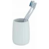 WENKO Porte Brosse à Dent Barinas, Gobelet Salle De Bain, Céramique à Relief, Ø 7,4x10,7 Cm, Blanc 1 WENKO Porte Brosse à Dent Barinas, Gobelet Salle De Bain, Céramique à Relief, Ø 7,4x10,7 Cm, Blanc -WENKO Soldes 34038594 1